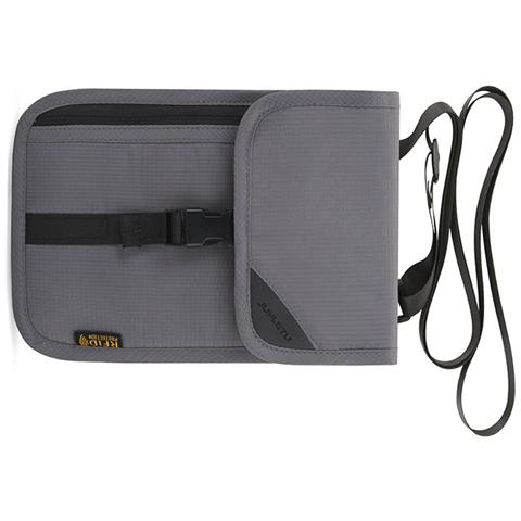 Portafoglio Da Collo Rfid Portapassaporto Da Viaggio Darkgrey - Foto 3