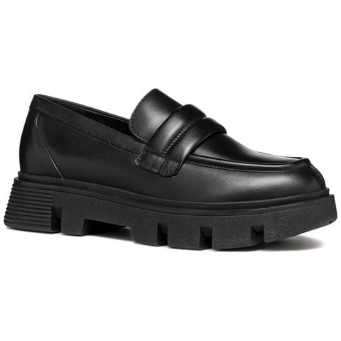 Vilde Loafers Mocassino Pelle Scarpe Donna Nero Eu 39, D46uac 00043 C9999 - Foto 1