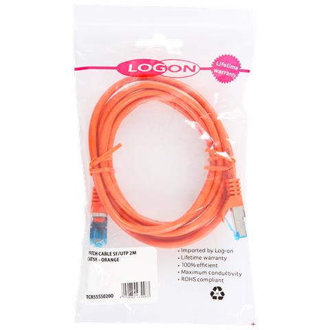 TCR55SS005O cavo di rete Arancione 0,5 m Cat5e SF /UTP (S-FTP) - Foto 2
