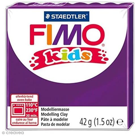 Staedtler - ""fimo Kids"" - 42gr - Pasta Da Modellare Termoindurente - Colore Viola - Foto 1