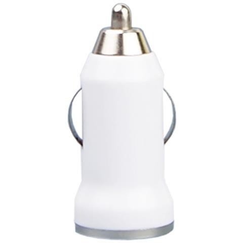 Dam  Caricabatteria Da Auto Usb 2x2x5 Cm. Colore Bianco - Foto 3