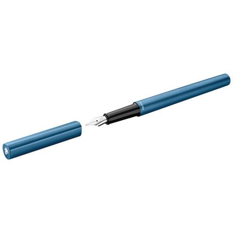 823609 penna stilografica Sistema di riempimento della cartuccia Blu, Colore benzina 1 pz - Foto 1