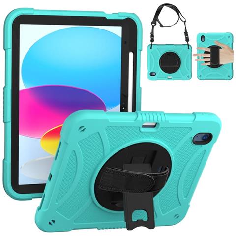 Custodia Panciata Per Samsung Tab A8 2021 Con Manico Ergonomico - Verde Resistente - Foto 1