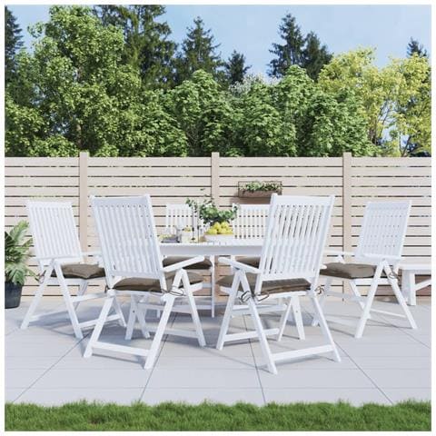 Lusso Casadino -  Cuscini Per Sedia 6 Pz Tortora 50x50x7 Cm In Tessuto Oxford - Foto 8