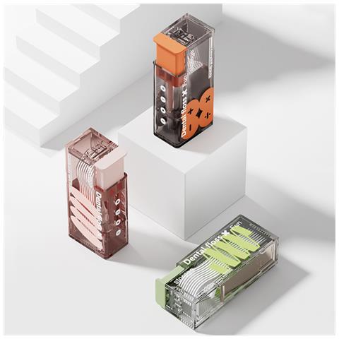 Custodia Compatta Per Filo Interdentale Verde Matcha: Igiene Orale In Movimento Green - Foto 3