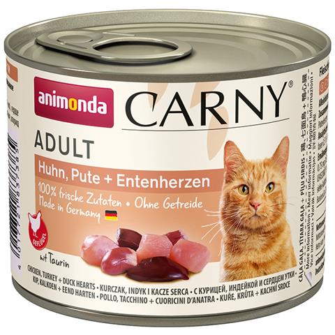 Carny chicken, turkey + duck hearts 200 g - Foto 1