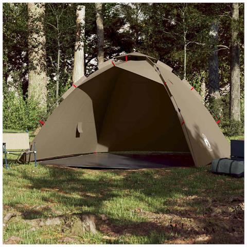 Tenda da Pesca 4 Persone Marrone a Rilascio Rapido - Foto 2