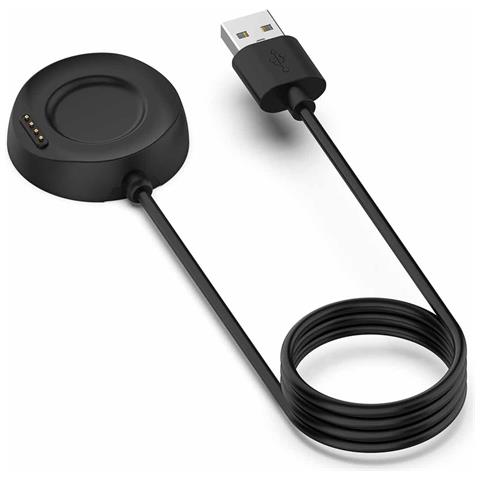 Caricatore Per Smartwatch Per Huami Gtr /gts /t-rex - 100cm Nero - Foto 1