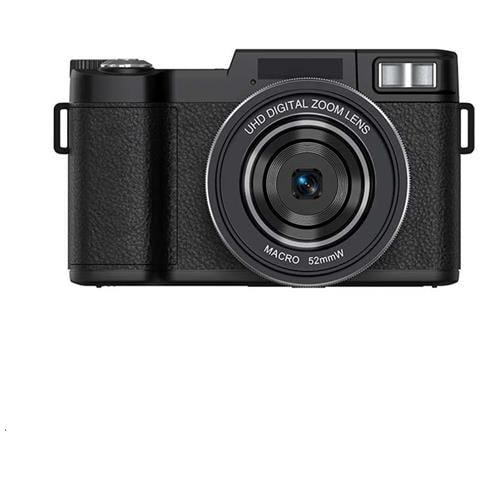 Fotocamera Digitale 5k Ultra Hd 64mp Wifi Con Schermo Ribaltabile E Obiettivo Macro Black - Foto 4