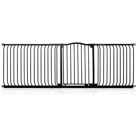 Safetots Cancelletto Di Sicurezza Con Parte Superiore Incurvata, 234cm - 243cm, Nero Opaco - Foto 1