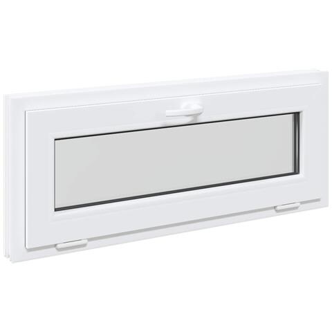 Finestra per Soffitta RISOR 110 x 40 cm PVC e Vetro Bianco - Foto 1