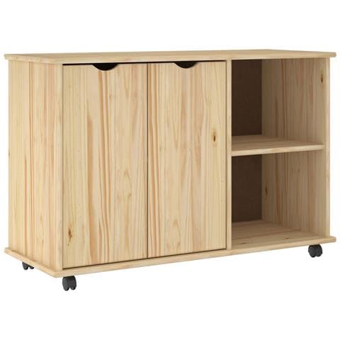 Mobile con Ruote con ruota Marrone 100 x 39 x 65,5 cm - Foto 1