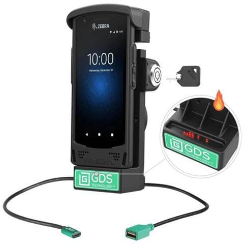 RAM-GDS-DOCKL-V12-ZE16CPDHU docking station per dispositivo mobile Universale Nero - Foto 1