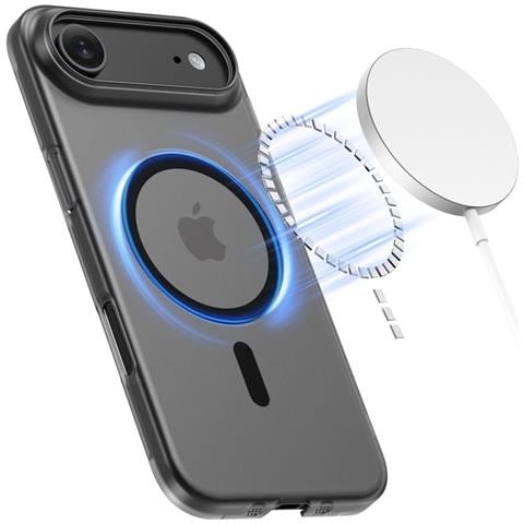 Custodia Per Iphone 17 Air Nera Opaca Magsafe Magflex - Foto 6