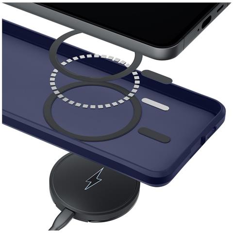 Custodia Per Iphone 16, Blu Trasparente - Foto 7