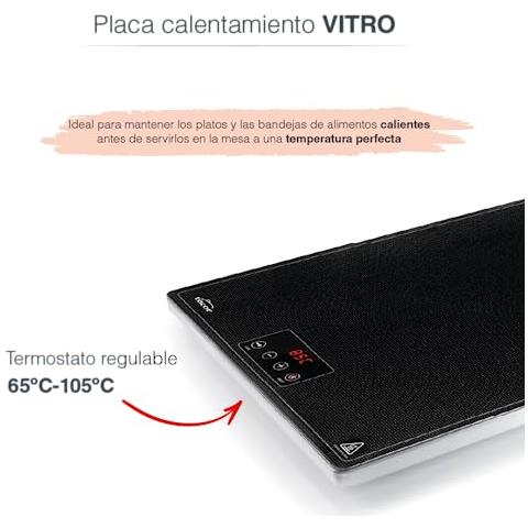 69446 - Piastra riscaldante in vetro, vassoi e contenitori per il riscaldamento degli alimenti, - Foto 3