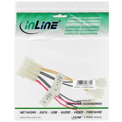 cavo riduttore tensione alimentazione ventole da 2x 12v a 2x 5v, supporta 4 ventole - Foto 2