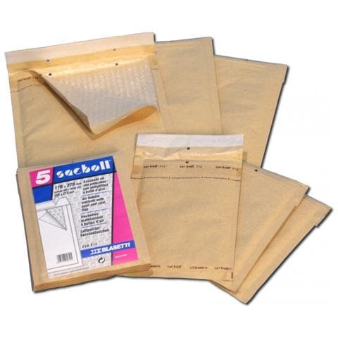 Sacchetto A Bolle D'aria Autoadesivo Strip Sacboll K F. to Esterno 37 X 55 Cm. / Formato Interno 34 X 48 Cm. , Termosaldati Su Tre - Codice 0718 - Foto 2