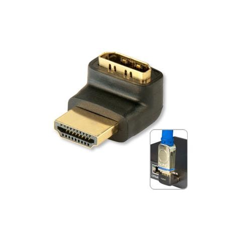Adattatore HDMI M / F a 90 gradi "SÙ" - Foto 2