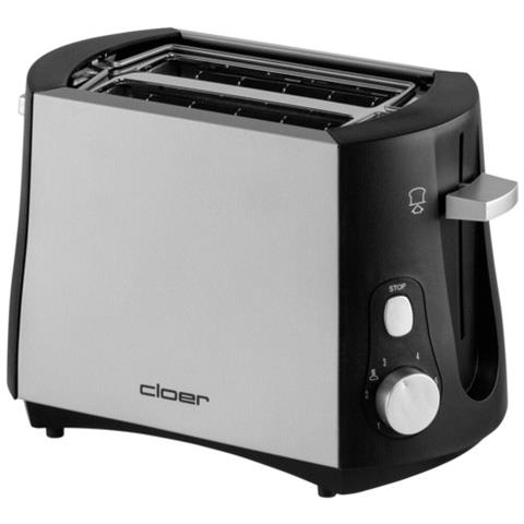 3410 Tostapane Potenza 825 W Colore Nero e Grigio - Foto 1