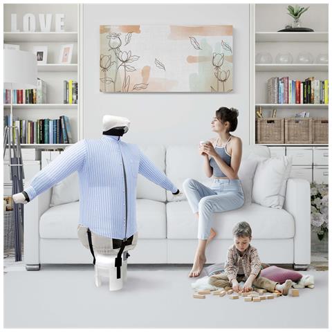 StirAsciugatore Sa04 Inox Automatico Ad Aria Calda Potenza 1500W Colore Bianco - Foto 2