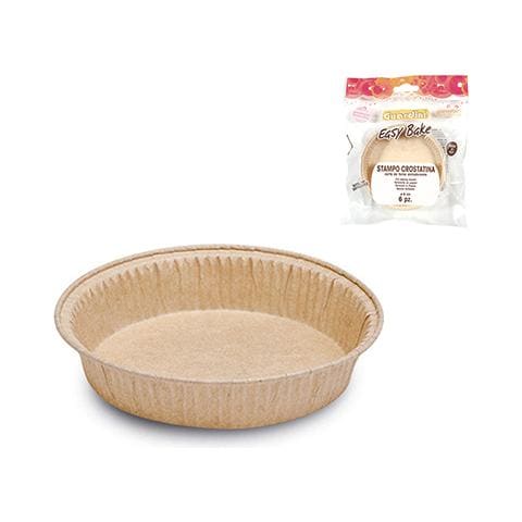 Confezione 6 Stampi Carta Crostatina Cm09 Pasticceria - Foto 1