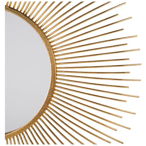 Specchio Da Parete Tondo Ø80 Cm In Color Oro Cilly - Foto 21