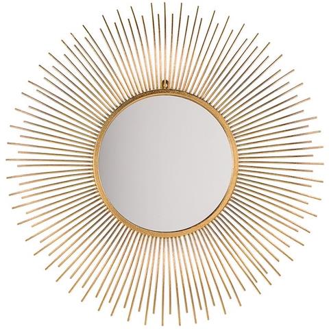 Specchio Da Parete Tondo Ø80 Cm In Color Oro Cilly - Foto 1