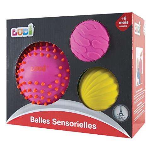 Ludi Set Di 3 Palle Sensoriali Rosa - Foto 2