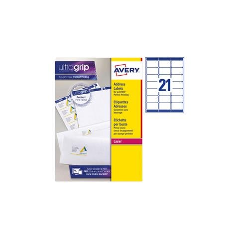 Etichette Adesive Avery L7160 - 100 Fogli A4, 21 Etichette 63.5x38.1mm Per Laser E Scrittura A Mano - Foto 10