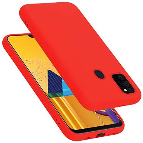 Cadorabo Custodia Compatibile Con Samsung Galaxy M30s In Liquid Rosso - Coperchio Protettivo In Silicone Tpu Flessibile - Foto 1