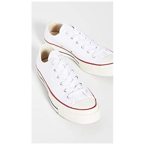Converse Taylor Chuck 70 Ox, Scarpe Da Ginnastica Basse Unisex-adulto, Multicolore (bianco / garnet / egret 102), 39 Eu - Foto 5