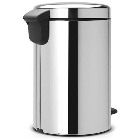 Pattumiera A Pedale Inox New Icon 12l 24x32,5x40 Cm 12 Litri Inox Lucido - 113581 - Foto 6
