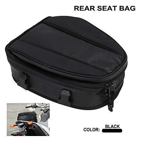 Coda Motorcycle Bag Borse Impermeabile Sede Zaino Sacchetto Dei Bagagli Posteriore Borsa In Pelle Multifunzione Pu Borse Del Sacchetto Della Sella Sport - 15 Litri - Foto 1
