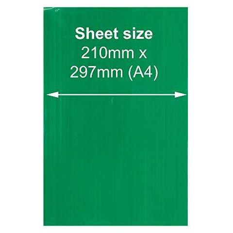 Ek5452 A4 Cellophane Fogli Value Pack Colori Assortiti - Creative Art E Artigianato Per I Bambini Progetti Stained Glass Decorazioni E Collage (confezione Da 36) Carta - Foto 2