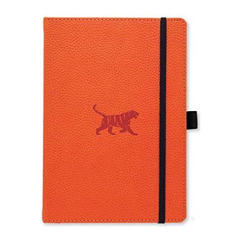 Simboli D5008o Medio A5 Inoltre Wildlife Foderato Hardcover Notebook - Arancione Tiger - Foto 1