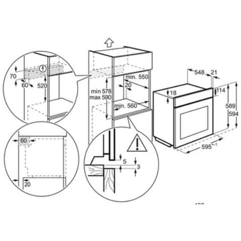 Forno Elettrico da Incasso Serie 7000 Steamcrisp BSS572260M Capacità 71 L Multifunzione Ventilato Cottura Vapore Potenza 2990 W Colore Inox Antimpronta - Foto 9