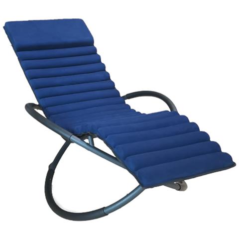 Lettino A Dondolo Di Lusso Monaco - Blu - 14-700895 - Foto 1