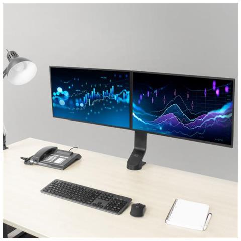 Ac8322 Supporto Da Tavolo Per Tv A Schermo Piatto 81,3 Cm (32"") Morsa /bullone Di Ancoraggio Nero - Foto 3