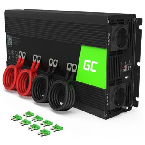 Green Cell Inv20 Adattatore E Invertitore Interno 4000 W Nero - Foto 1