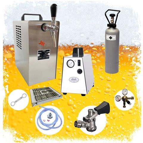 Set Completo - Spillatore Birra - Jet 30 Dispenser Birra Macchina Per Birra 1-linea 35 Litri /h Keg Type D - Foto 6