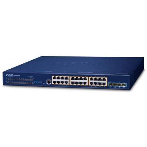 Layer 3 24-port 10/100/1000t Gestito L3 Gigabit Ethernet (10/100/1000) 1u Blu - Foto 1
