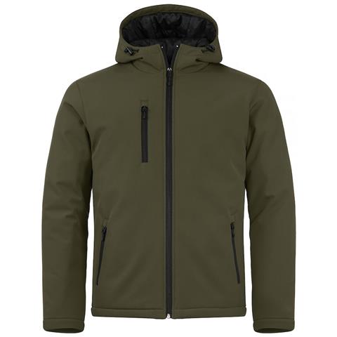 Padded Hoody Softshell Verde Bamboo M - Foto 1