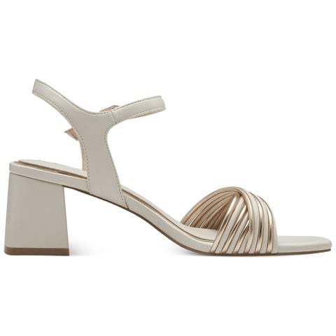 Muri Sandals Sandali Sintetico E Tessile Scarpe Donna Beige Eu 37, 2-28381-42 402 - Foto 3