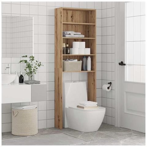 Mobile per Lavatrice Rovere Artigianale 64x24x190 cm - Foto 10