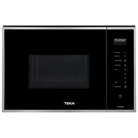 ML 825 TFL Nero, Acciaio inox Microonde con grill Da incasso 25 L 900 W - Foto 1