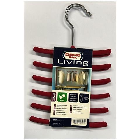 Set 2 Grucce Appendi Cravatte, Antiscivolo - 16cm Magenta*** - Foto 1