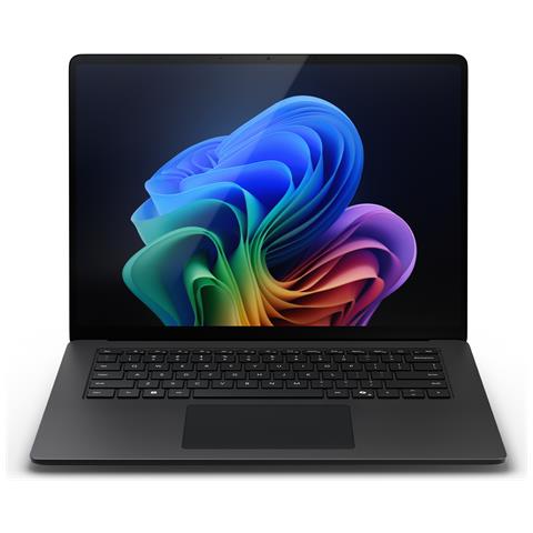Surface Laptop 7 Qualcomm Snapdragon Computer portatile 38,1 cm (15") Touch screen 16 GB LPDDR5x-SDRAM 512 GB SSD Wi-Fi 7 (802.11be) Windows 11 Pro Nero - Foto 1