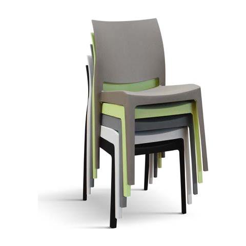 Elliot - Sedia Di Design Moderno Polipropilene - Foto 2