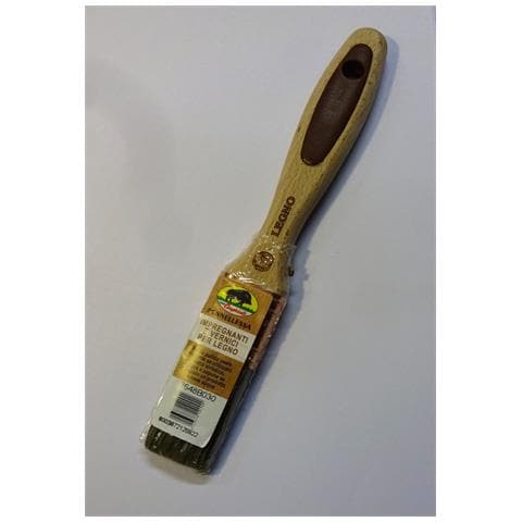 Pennello Per Impregnanti E Vernici Per Legno Manico In Legno E Gomma Mis. 30 - Foto 1